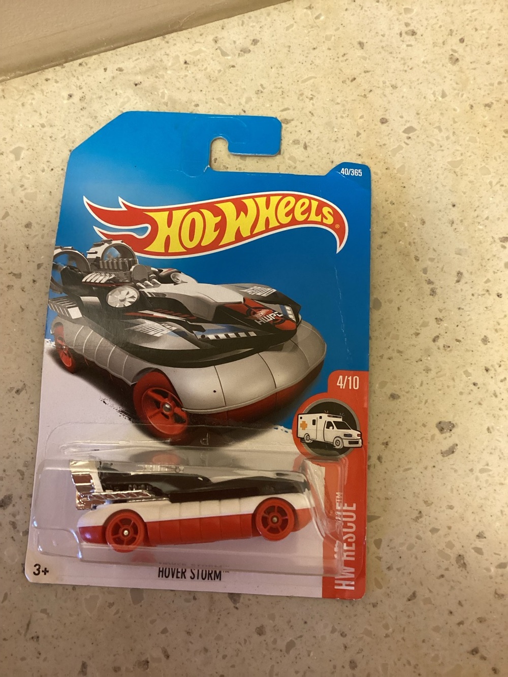 Hover Storm Toy Car - Red, White, Black